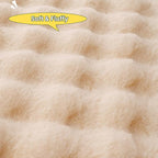 SHENGOCASE Pet Cushion Pad, 15.7 x 23.6 inches, 2-Pack, Faux Fur Dog Cat Kneading Pillow, Washable Crate Mat, Beige