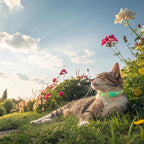 BINGPET Breakaway Cat Collar with Bell, 3 Pack Cat Collars for Girl Cats, Cute Kitty Collars Accessories with Butterfly & Flower & Bee