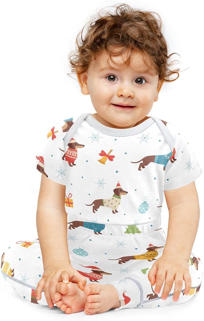 Baby Clothes Set Infant Bodysuits Pants Sets 0-24M For Boys Girls