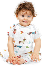 Baby Clothes Set Infant Bodysuits Pants Sets 0-24M For Boys Girls