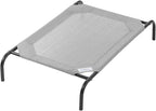 Coolaroo Original Elevated Dog Bed - Breathable Off-The-Ground Pet Bed with Cooling Fabric, Joint Relief & Moisture-Resistant Fabric, 100% Recyclable, Easy Clean, Grey, Medium