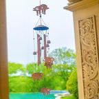 Sloth Wind Chimes for Outside,Sloth Gifts for Women/Men/Sympathy Gift/Memorial Gifts/Birthday Festival Metal windchimes Outdoors/Indoors,Patio Decor,Garden Decor,Home,Yard