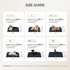 Orthopedic Dog Beds for Extra Large Dogs, Waterproof Egg Crate Foam XL Dog Bed with Sides 45x35Inch, Big Dogs Couch Beds with Removable Washable Cover and Nonskid Bottom, Navy Blue