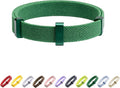 Safety Cat Collar - U.S. IDA Gold Awarding Design, Stretch Elastic Quick Release, Non Breakaway - Light Weight for Kitten, Neck Fit 5.9'-11.8' for All Small Large Cat,S(Alpine Green)