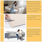 Cat Scratch Furniture Protector, 78.7x15.8inch Adhesive Cat Scratch Pad Deterrent for Furniture, DIY Climbing Cat Scratcher Couch Protector from Cat Claws Scratching for Indoor (Gray)