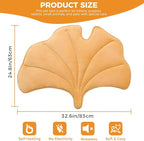 KOOLTAIL Self Warming Cat Bed Mat for Indoor Cats Dogs, Reversible Cozy Pet Heated Pad Blanket with Thermal Foil, Thicken Cat Window Perch, Puppy Kitten House for Crate Desk Floor Outdoor, Gingko Leaf
