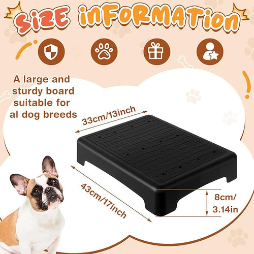 1 Pcs Dog Training Platform Dog Place Board with Non-Skid Surface, Portable Agility Platform Puppy Training Equipment Suitable for Small Puppy