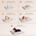 EHEYCIGA Fluffy Dog Crate Bed for Large Dogs, Plush Faux Fur Crate Pad, Calming Anti Anxiety Large Dog Bed, Washable Soft Warm Mat with Non-Slip Bottom, Brown