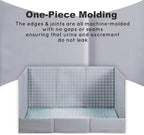 Dog Grass Pad with Tray Foldable Dog Litter Box High Walls, Odor Free Artificial Grass for Dogs Potty, Pee Pad Holder, Seamless, No Assembly, Waterproof, Easy Clean, Portable for Travel