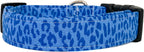 Blue Leopard Dog Collar (Large)