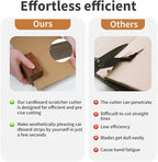 Cardboard Cutter for Cat Scratchers,Wooden cat Cardboard Cutter，Box Cutter for cat Scratcher,DIY Cat Scratchers Strip Tool