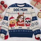 Wrappiness A Girl And Her Dog Christmas Sweatshirt - Cozy Unisex Fit Custom Shirt - Cute for Women Pet Lovers