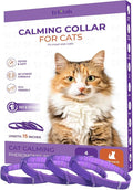 4 Pack Calming Collars for Cats: Pheromone Cat Calming Collars for Cats, Helps Promote Relaxation and Comfort