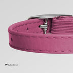 CollarDirect Leather Cat Collar with Removable Bell (Pink, 8-11 Inch)