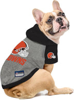 Pets First NFL Cleveland Browns Hoodie for Dogs & Cats. NFL Football Licensed Dog Hoody Tee Shirt, Medium. Sports Hoody T-Shirt for Pets. Licensed Sporty Dog Shirt