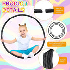 Shappy 6 Pcs Exercise Hoop Detachable Adjustable Plastic Toy Playground Toys Colored Hoop Circles for Teens Games Gymnastics Dog Agility Equipment Party Decor