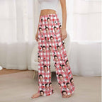 Artsadd Personalized Christmas Pajama Pants Socks for Men Custom Photo Pajama Bottoms for Men S-XXL