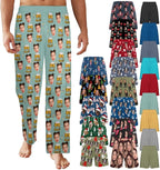 Custom Pajama Pants for Men, Personalized PJ Pants with Photos, Custom Mens Pajama Shorts, Gifts for Dad Husband