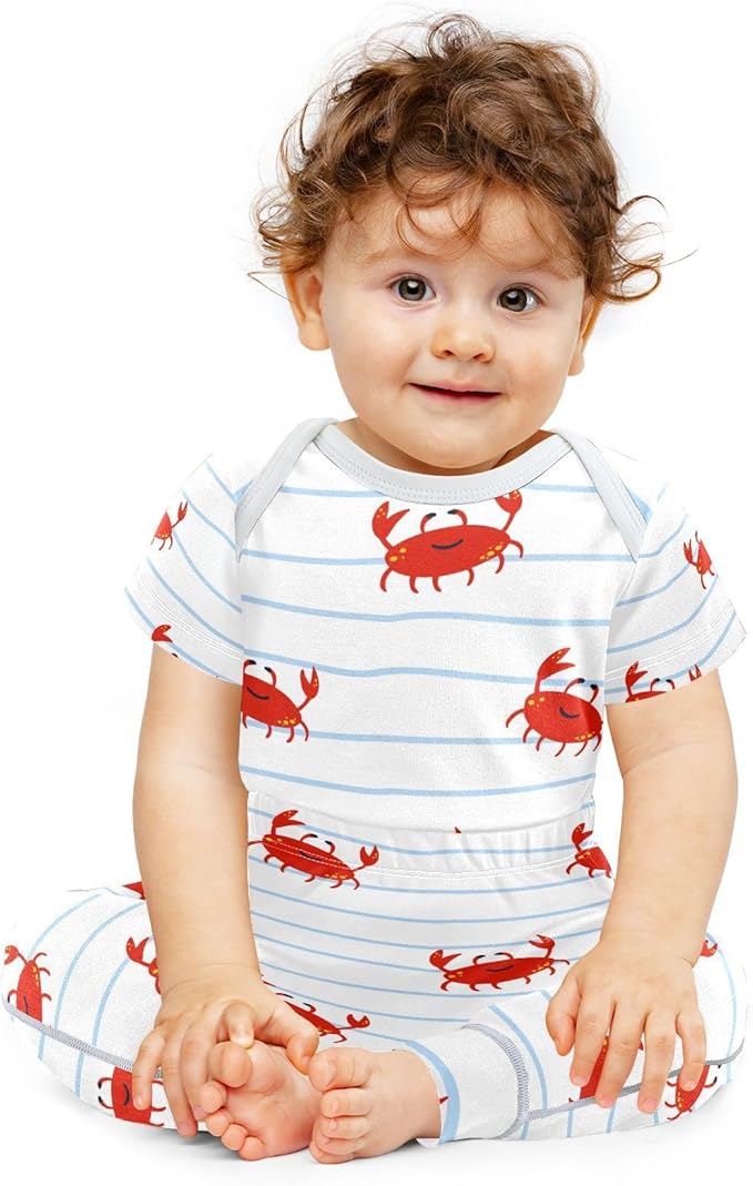 Baby Clothes Set Infant Bodysuits Pants Sets 0-24M For Boys Girls