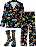 Artsadd Personalized Pajamas with Faces for Women Men Custom Christmas Pajamas Gifts for Family Couple, Funny Photo Pjs