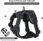 Rttochfy Cat Harness and Leash Set, Adjustable and Reflective Cat Vest, Escape Proof Kitten Harness, Easy to Put on with 3 Buckles for Cats Walking and Traveling (Black, M)