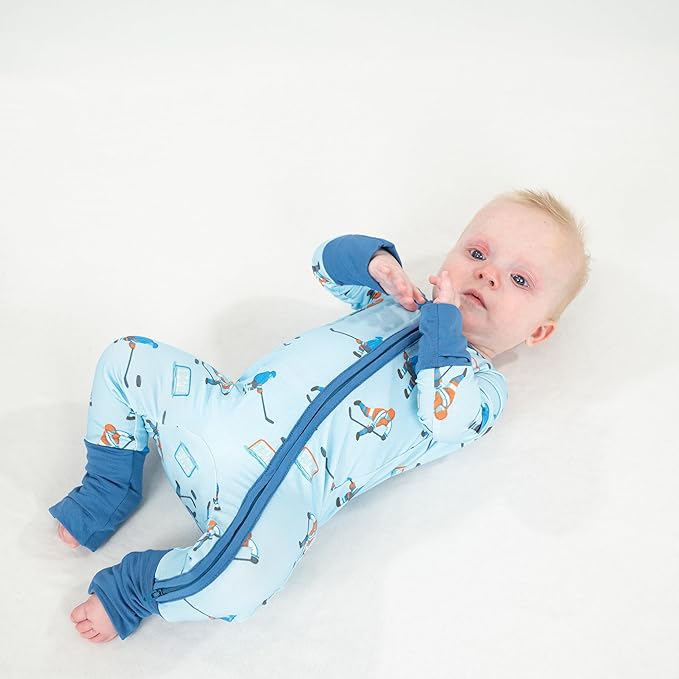 LollyBanks Baby Pajamas, Baby Romper 95% Bamboo Viscose and 5% Spandex