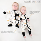 LollyBanks Baby Pajamas, Baby Romper 95% Bamboo Viscose and 5% Spandex
