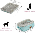Self Warming Cat Bed, Foldable Self Heated Cat Mat Extra Warm Thermal Heating Pad 24 x 20 inch for Indoor Outdoor Cats, Non-Slip Bottom Washable Non Electric