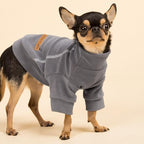 Fitwarm 3 Pack Classic Fleece Dog Sweater, Dog Winter Clothes for Small Dogs Boy Girl, Pet Pullover Jumper, Cat Apparel, Black, Grey, White, Large