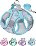 Dog Harness for Small Medium Dogs No Pull, Cat Harness and Leash Set, Step in Puppy Harness. (Bule, XS)