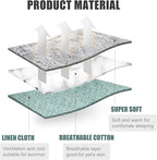 Self Warming Cat Bed, Foldable Self Heated Cat Mat Extra Warm Thermal Heating Pad 24 x 20 inch for Indoor Outdoor Cats, Non-Slip Bottom Washable Non Electric