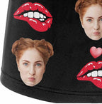 M YESCUSTOM Custom Faces Funny Short Briefs Gift for Husband Underwear