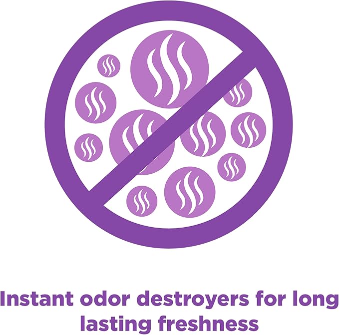 Arm & Hammer Forever Fresh Clumping Cat Litter Lavender, MultiCat Cat Litter Odor Control 18lb With 20% More Lavender Freshness, With Essential Oils