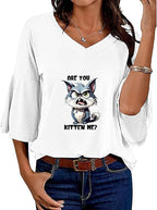 4pcs Angry Cat Pets Iron On Heat Transfer Stickers Ready to Press Vinyl Decal Patches for Jeans T-Shirt Jackets Backpacks Pillows DIY Appliques Decor