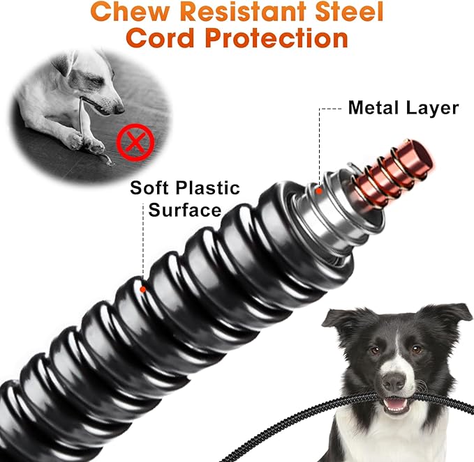 GASUR Heated Dog Bed, Waterproof Cat Heating Pad with Timer Temperature Adjustable, Indoor Heated Electric Pet Bed for Cats Dogs, Auto Power-Off, Anti-bite Pet Heated Pad, 28''x20'', Medium