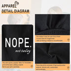 Discover Cozy Cotton Canine Wear: Soft, Lightweight, and Breathable Dog Shirt Vest with Eye-Catching Graphics(Nope not Today), Keeping Your Furry Friend Warm and Comfy! Black XXS