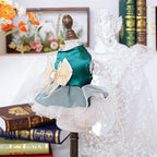 Fashion Sweet Puppy Dog Blingbling Princess Skirt Pet Dog Lace Cake Camisole Tutu Dress H-Dark Green XL