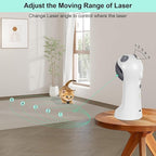 TBTeek Cat Toy, Green Light, Automatic Motion-Activated, 5 Fun Patterns, 4 Speed Modes, Adjustable Light Angles, Random Rotating Trajectory, Rechargeable