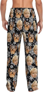 Custom Pajama Pants Personalized Pajama Bottoms With Photo Customizable Pajama For Men Women Add Your Design