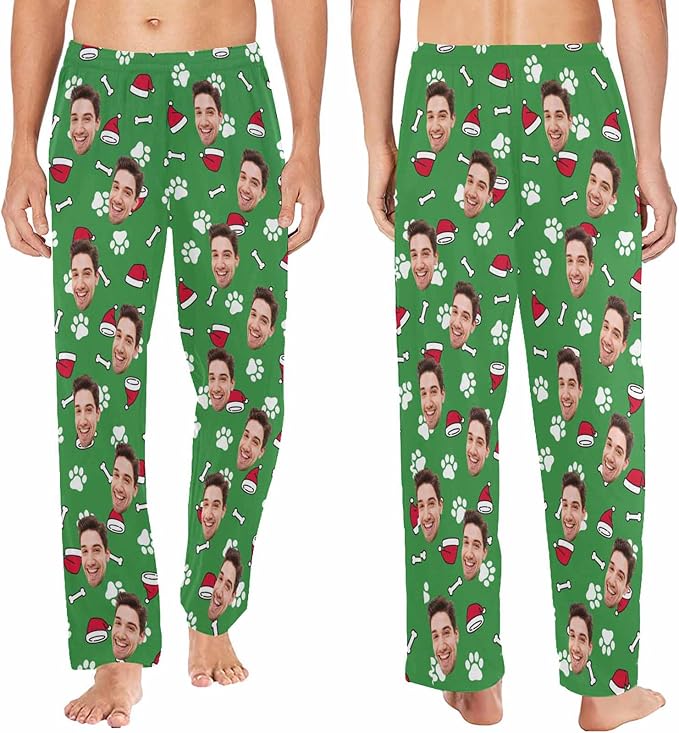 Custom Pajama Pants Customized Pajamas For Men Women Funny Xmas Pjs