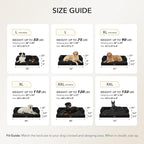 Orthopedic Dog Beds for Large Sized Dogs, Waterproof Egg Crate Foam Medium Dog Couch Beds for Crate 35x22Inch, Washable Pet Beds with Removable Cover and Nonskid Bottom, Black