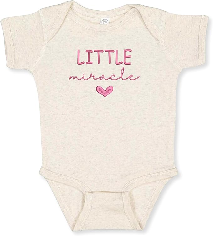 COUPLEHOODIES Personalized Baby Onesie Bodysuit – Custom Embroidery Gift for Pregnancy Reveal Baby Shower or First Grandchild
