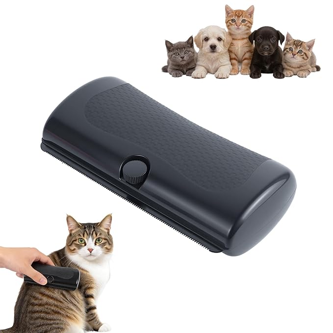 Deshedding Brush for Pets, Shedding & Grooming Tool for Cats, Dogs, Rabbits, and Horses, Pet deshedding tool for Shedding Short Hair Easy Clean Pet Professional Groomer Deshedding Brush