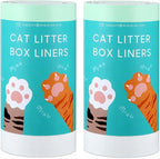 Cat Litter Box Liners, 20 Count - 41" x 19" Large Extra Durable Litter Pan Bags with Drawstring - Heavy Duty Liner Bags for Pet Litter Tray (Unscented)