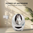 15V DC Power Cord Compatible with Litter Robot 4/3 - Automatic Self-Cleaning Cat Litter Box Accessories Replacement AC Power Supply Adapter Cable