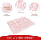Dog Crate Mat (36" X 23"), Soft Dog Bed Mat with Cute Prints, Personalized Crate Pad, Anti-Slip Bottom, Machine Washable Kennel Pad