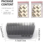 Kingtree Cat Corner Scratcher Self Groomer with Catnip, 2 Pack Softer Cat Face Scratchers Wall Corner Grooming Massage Combs for Long & Short Fur Cats