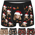 Personalized Underwear for Men with Face Custom Face Boxers Customized Boxer Briefs Funny Gifts for Him Husband Boyfriend