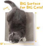 Hide & Scratch Cat Scratcher Pad – 2 Pack | Double-Sided Cardboard Refills for Our Scratching Box | Reversible Corrugated Board for Indoor Cats | Toy Mat for Kitten Claw Play & Furniture Protection