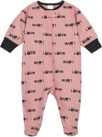 Onesies Brand Baby Girls' 4-pack Sleep 'N Play Footies Multi Pack
